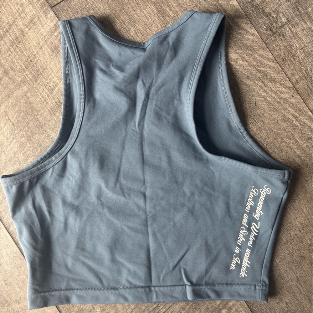 Darc Sport Blue Crop Top - Picture 2 of 3